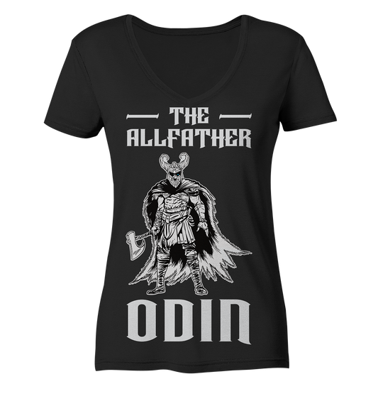 Odin - The Allfather - Ladies V-Neck Shirt