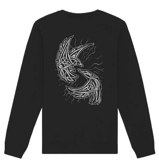 Odins Raben - Organic Sweatshirt BACKPRINT