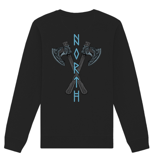 North axe BACKPRINT  - Organic Sweatshirt