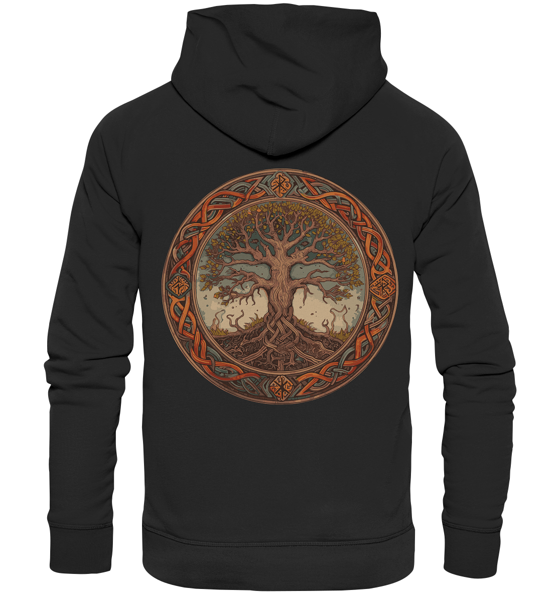 Lífsins tré - Organic Hoodie