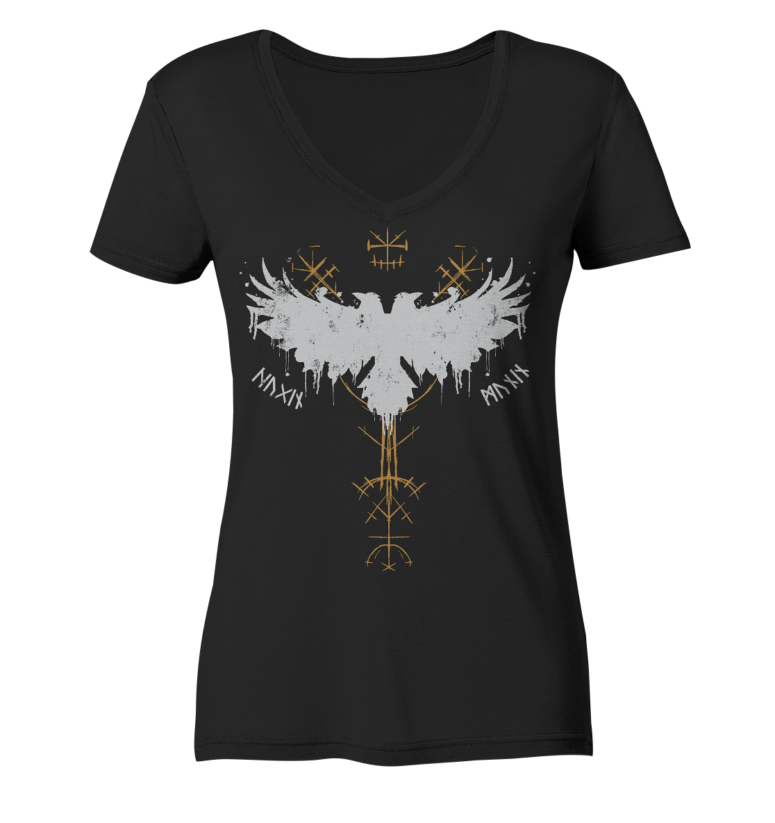 Kráka - Ladies V-Neck Shirt