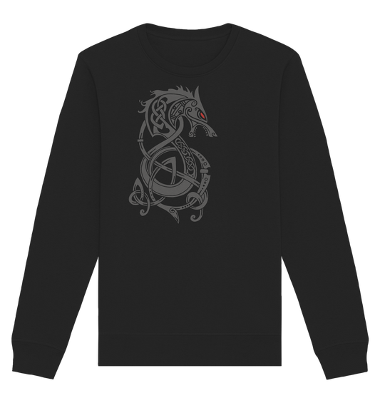 Wikinger Fenriswolf - Organic Sweatshirt