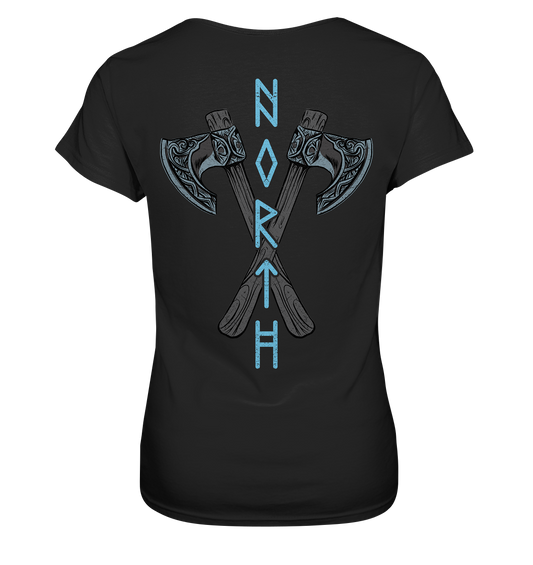 North axe BACKPRINT  - Ladies Premium Shirt