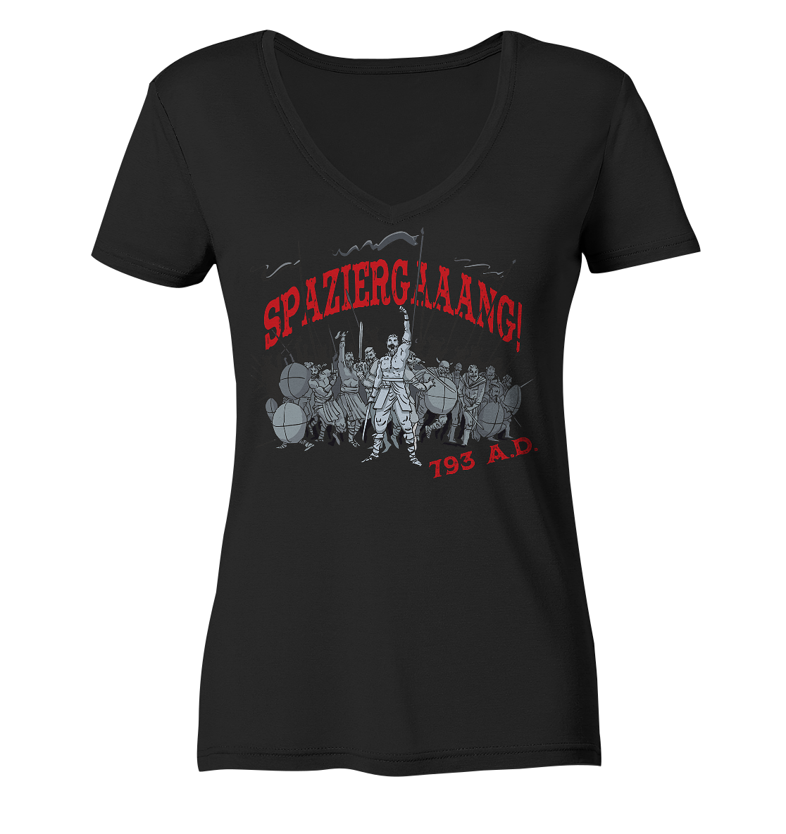 Spaziergang 793 A.D. - Ladies V-Neck Shirt